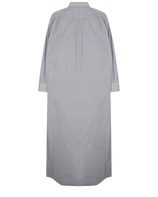 Céline Gray Long Shirt Dress