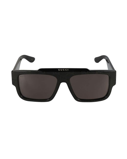 Gucci Black Square Classic Sunglasses for men