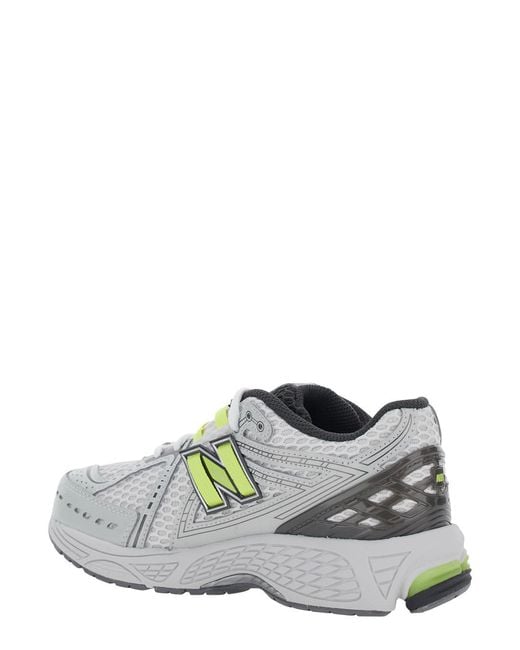 New Balance White Sneakers 1906 Synthetic Trainers for men