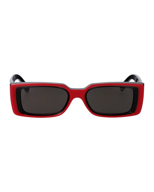 Cutler & Gross Red Acetate Sunglasses