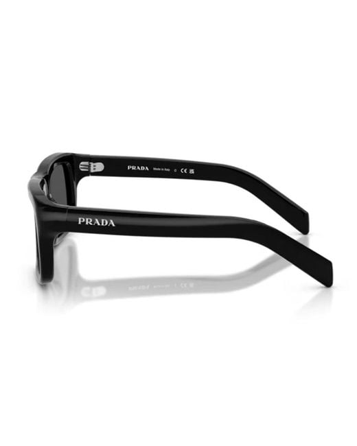 Prada Black Pr D11S Acetato Sunglasses