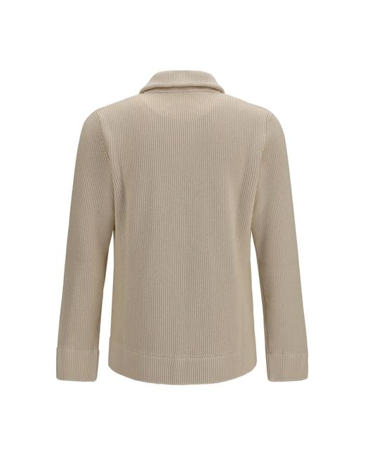 Maison Margiela Multicolor Cotton Zip-Up Sweater Wool Ovis Aries for men