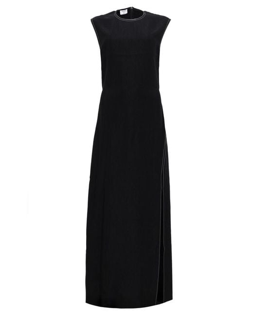 Filippa K Black Tank Dress Acetate