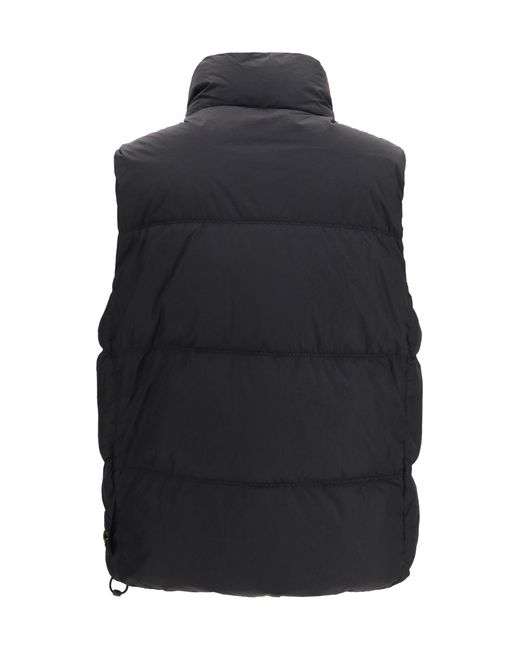 Stone Island Blue Padded Vest Crinkle Reps Ny Blazers for men