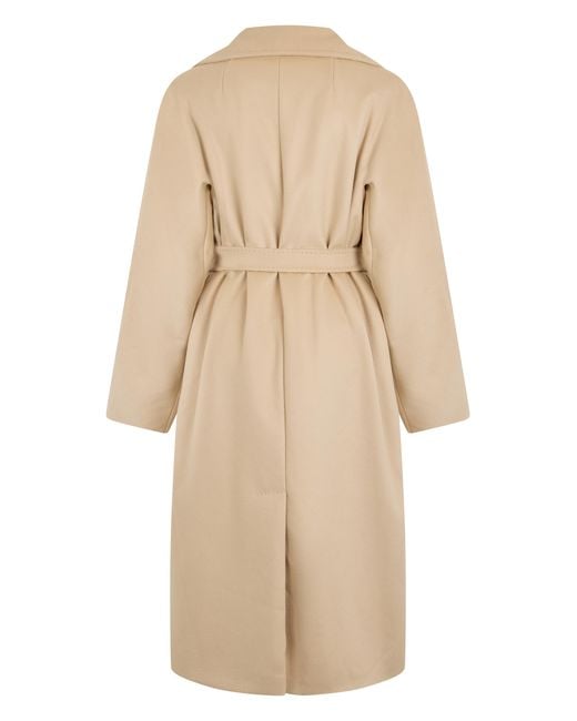 Weekend by Maxmara Natural Wool Coat Resina Virgin