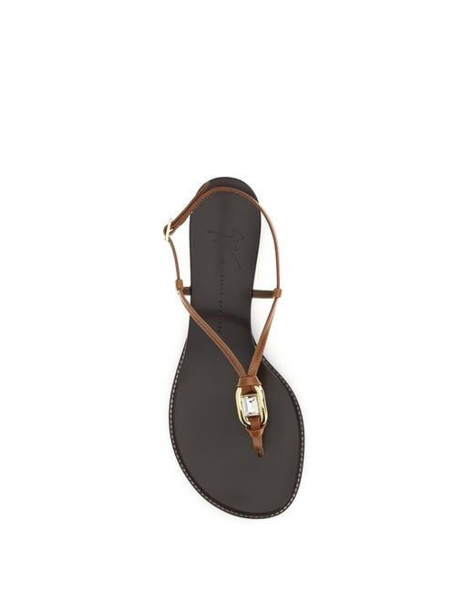 Giuseppe Zanotti White Amhelia Leather Sandals