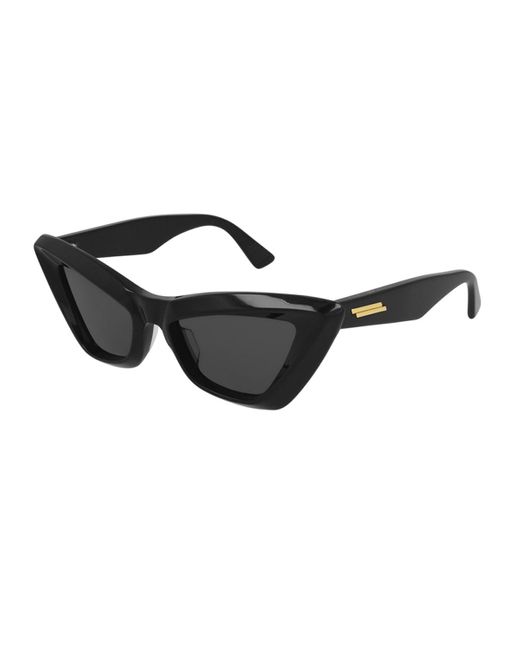 Bottega Veneta Black Bv1101S Linea Linea Minimalist Sunglasses