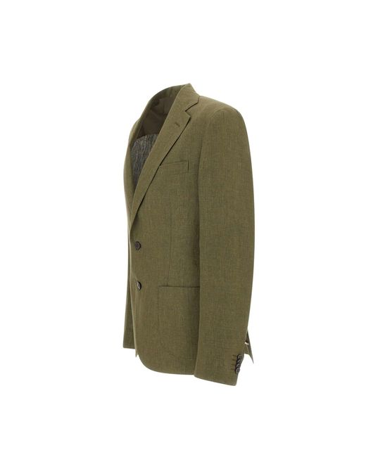 Brian Dales Green G36T Linen Blazer for men