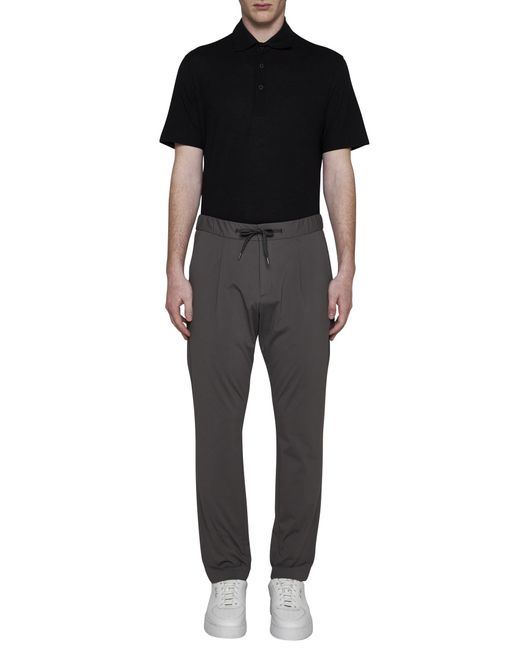 Herno Gray Trousers for men