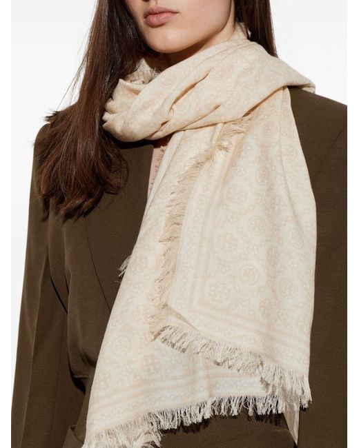 Tory Burch Natural Scarfs