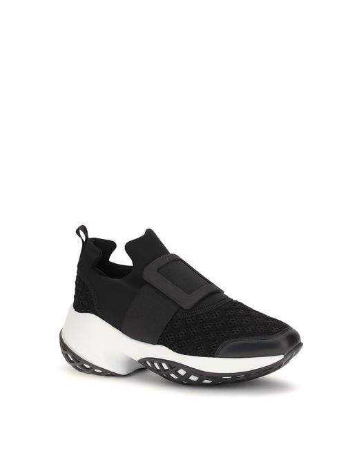 Roger Vivier White Sneakers Viv Run Upper: Fabric Trainers