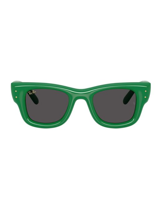 Ray-Ban Green Rayban Rb4940 Wayfarer Puffer By Asap Rocky 683487 Lucido Verde Sunglasses