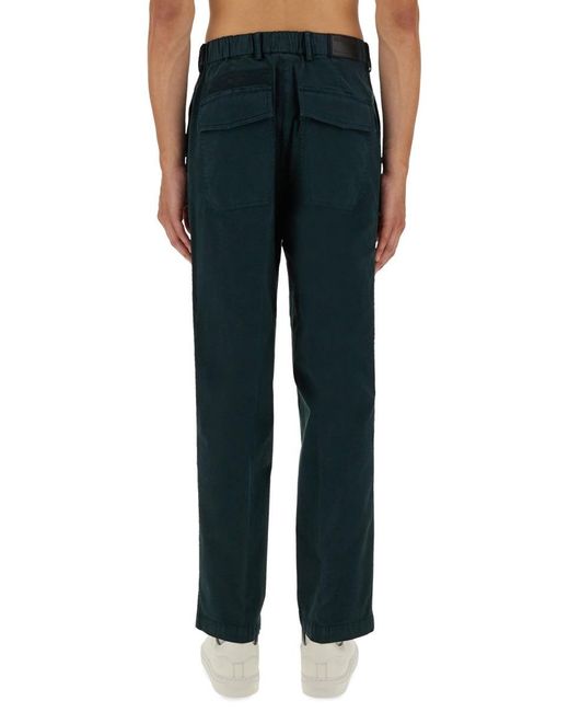 Helmut Lang Blue Zoot Cargo Pants for men