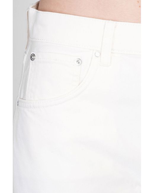 Anine Bing White Manon Jeans