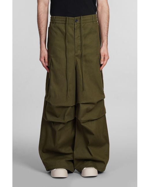 Marni Pants In Green Cotton for men
