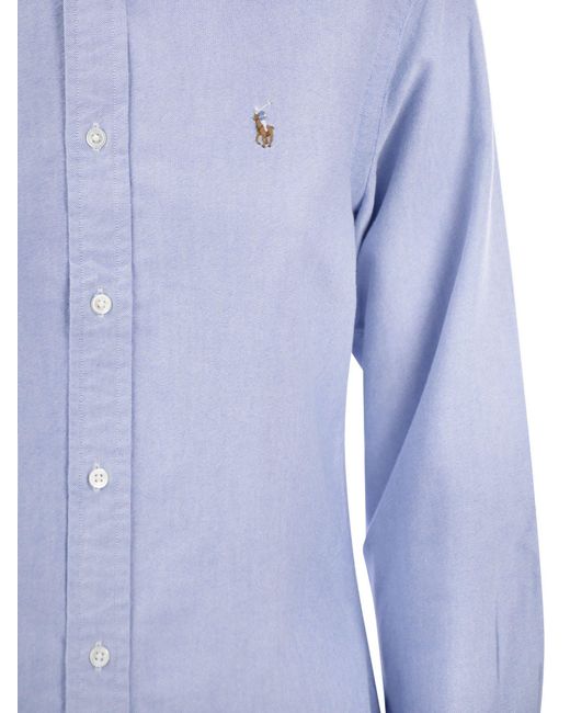 Polo Ralph Lauren Blue Classic-Fit Oxford Shirt