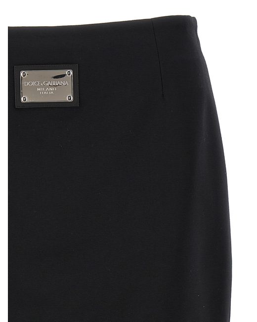 Dolce & Gabbana Black Dna Skirts