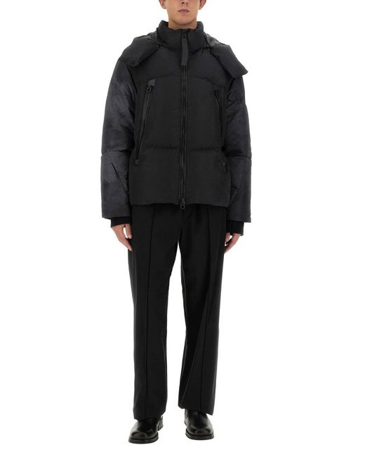 JG1 Black Jacket With Zip for men