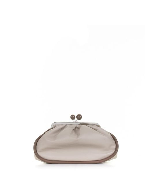 Weekend by Maxmara White Clutch Lisotte