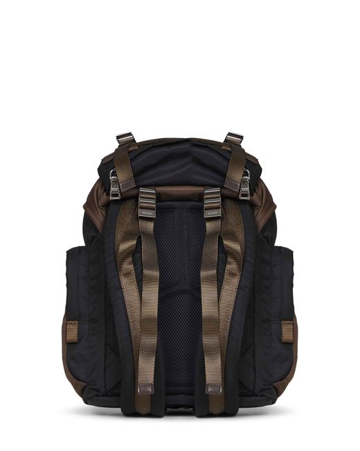 Prada Black Backpack Re-Nylon/Burnt