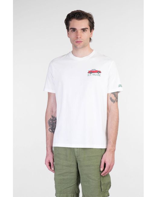 Mc2 Saint Barth White Tshirt T-Shirt for men