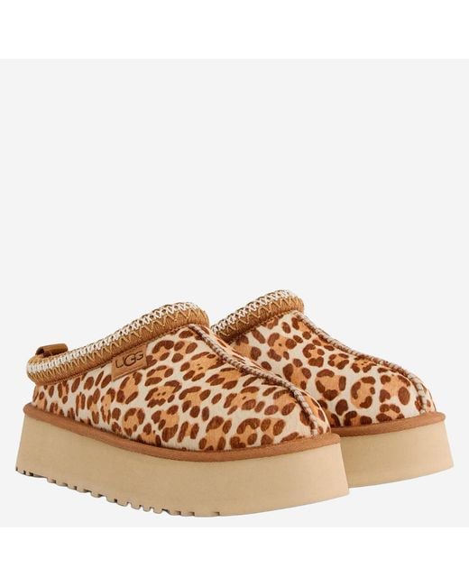 Ugg Brown Mules Tazman Plains Leather