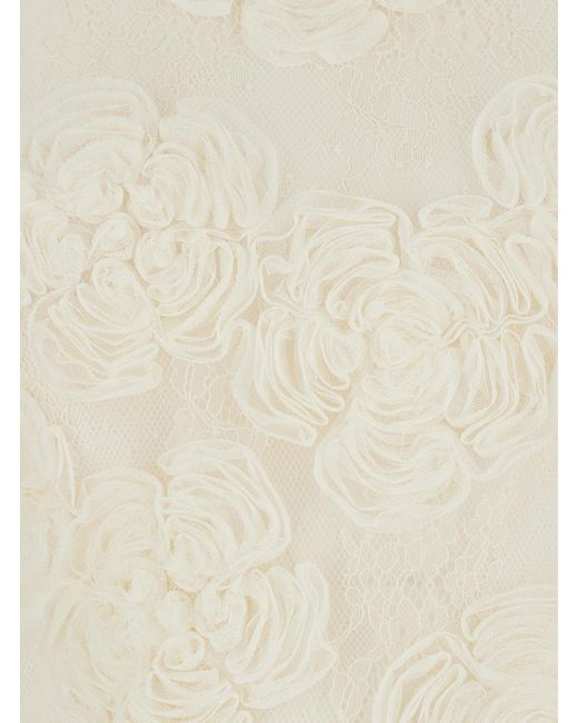ROTATE BIRGER CHRISTENSEN White Dress Tech Fabric Polyamide