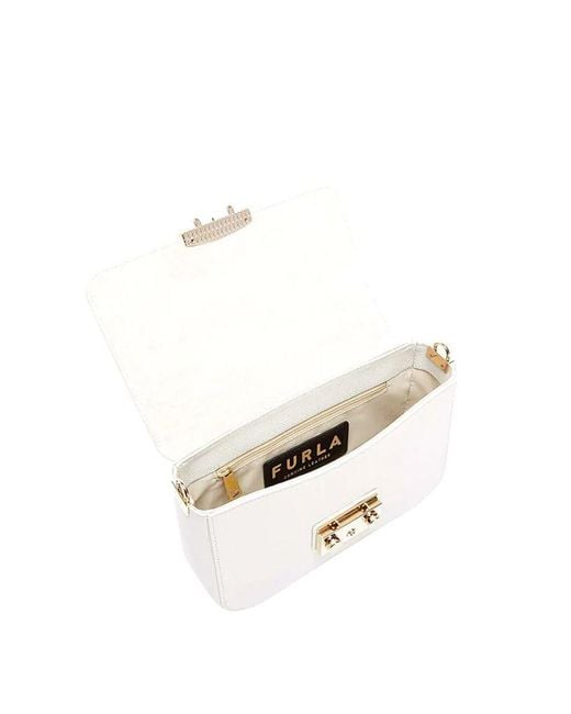 Furla White Crossbody Bag Leather Crossbody-Bags