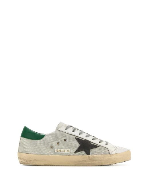 Golden Goose Deluxe Brand Metallic Sneakers Super-Star Classic With List for men