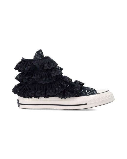 Converse Blue Chuck 70 3-D Flourish High Tops