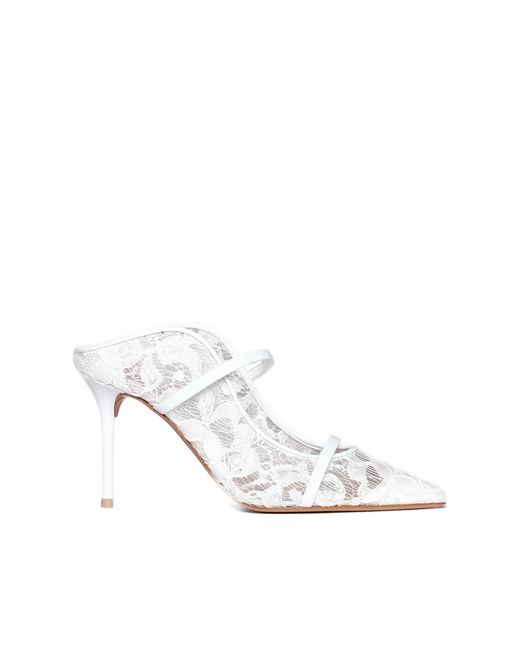 Malone Souliers White Sandals