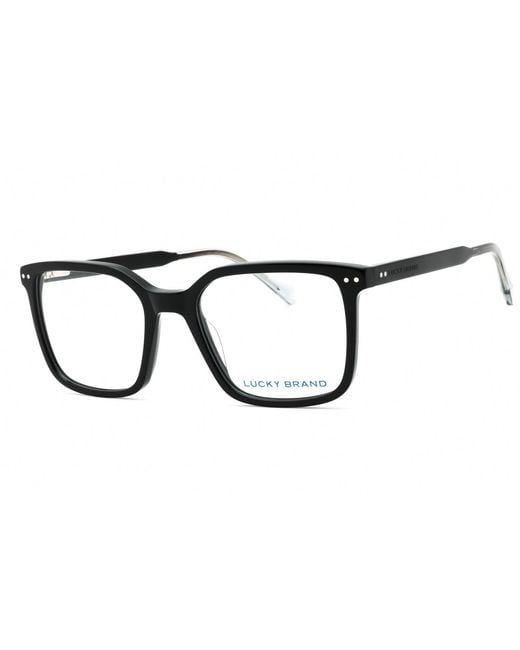 Lucky Brand Black Lucky Brand Vlbd426 Rectangular Acetate Eyeglasses