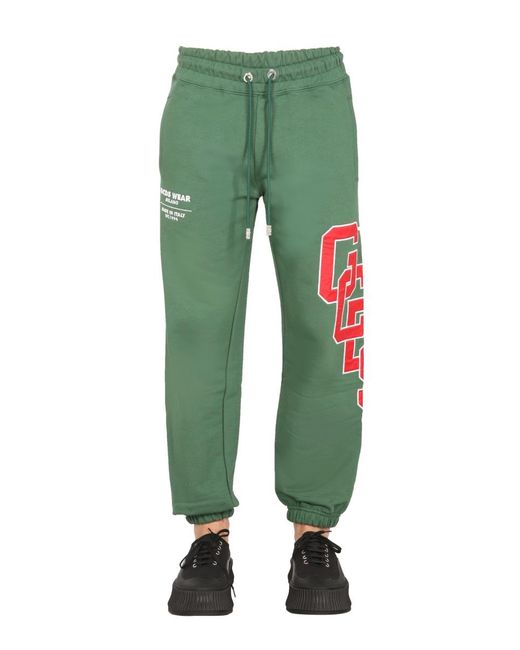 Gcds Green jogging Pants for men