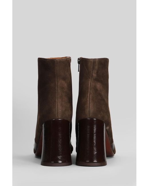 Chie Mihara Brown Ludrik High Heels Ankle Boots
