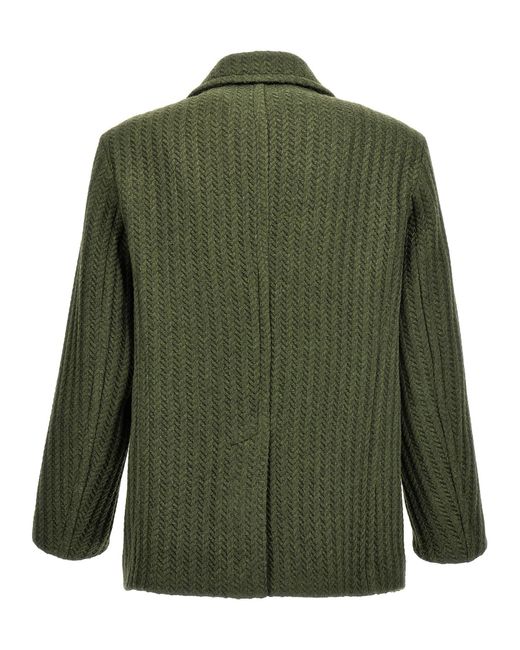 Etro Green Double-breasted Coat Coats, Trench Coats for men