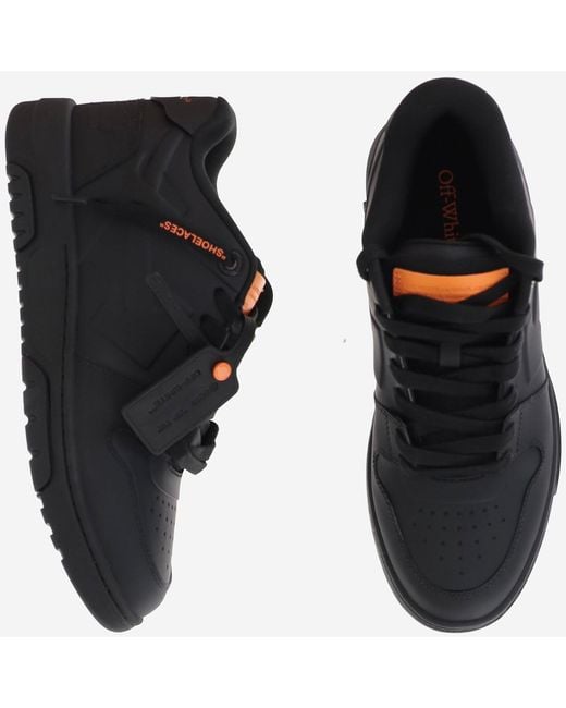 Off-White c/o Virgil Abloh Black Sneakers Out Of Office Polyurethane for men