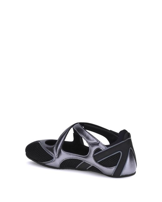 The Attico White Nomad Ballerinas