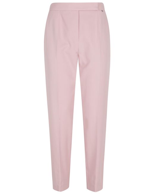 Nissa Pink Pants Polyester Elastane Pantaloni