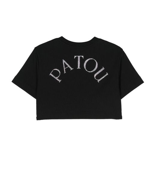 Patou Black Organic Cotton T-Shirt