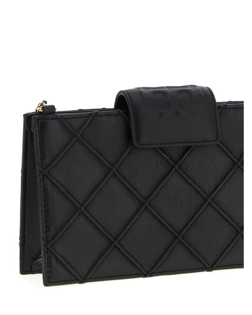 Tory Burch Black 'Fleming' Wallet