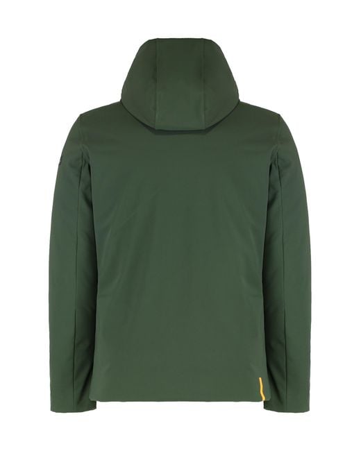Rrd Green Technical Fabric Jacket With Hood for men