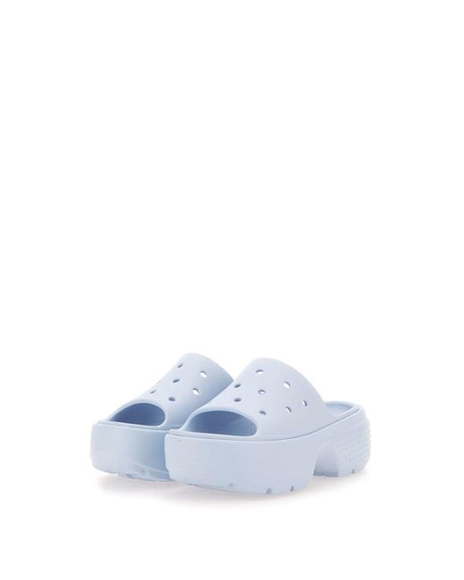 CROCSTM White Stomp Slide Sandals