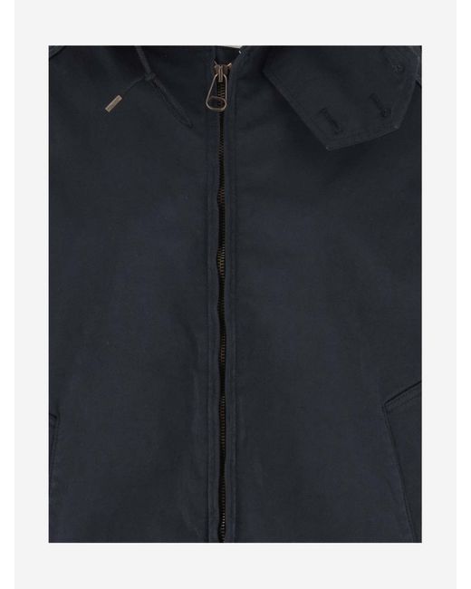 C P Company Black Nylon Jacket With Hood for men
