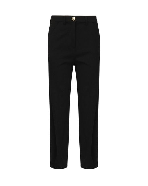 Pinko Black New Piatto Trousers