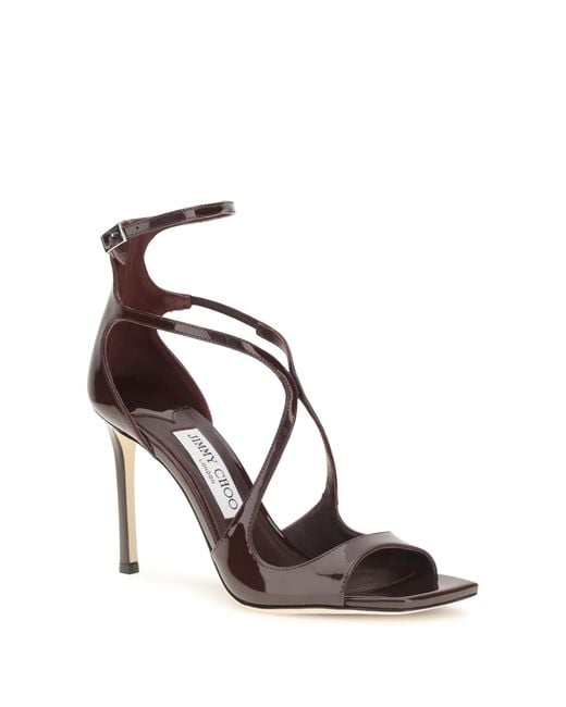 Jimmy Choo White Azia Sandals Calf Leather Bos Taurus