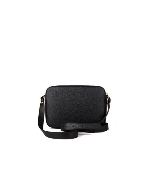 Coccinelle Black Crossbody Bag Cowhide Crossbody-Bags