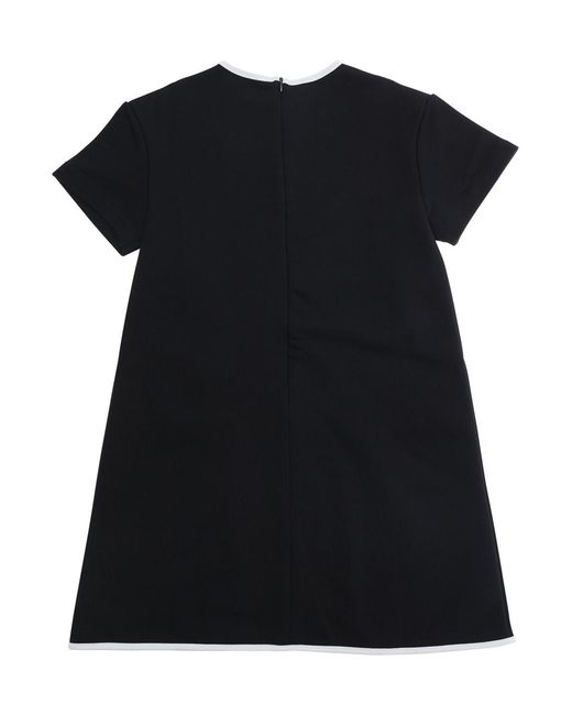Marni Black Girls Dress Cotton