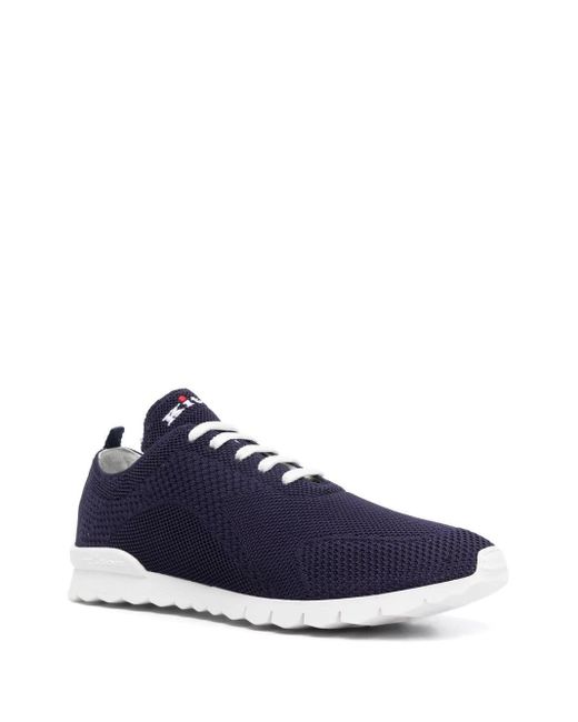 Kiton Blue Navy ''fit'' Running Sneakers for men