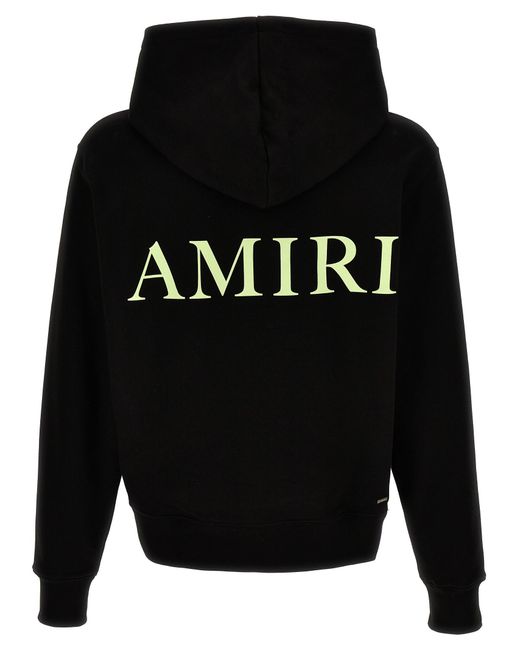Amiri Black Ma Logo Sweatshirt for men