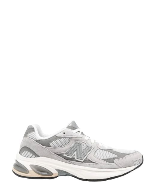 New Balance White Premium Sneakers